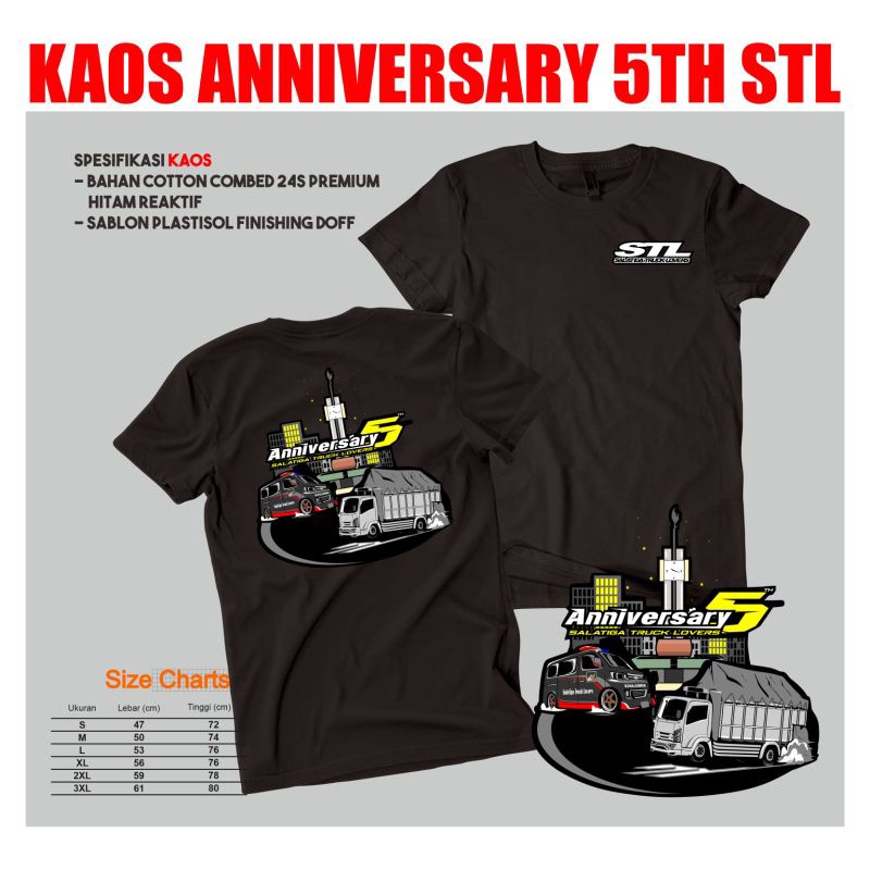 kaos aniversary STL (SALATIGA TRUCK LOVER) original