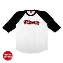 KAOS RAGLAN CROSSOVER | EXTR WHITE BLACK