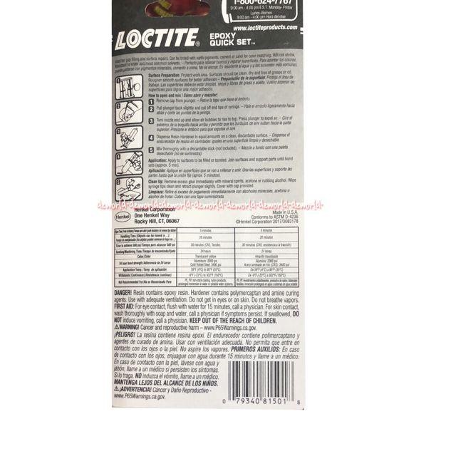

Loctite Epoxy Instant Mix Lem Serbaguna Perekat Multifungsi Isi 14ml