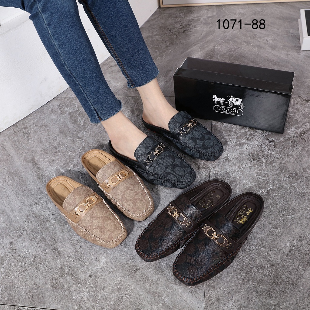 CCH Signature Canvas Flat Mules 1071-88