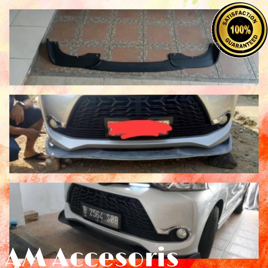 Front Lips Winglet Spliter Bumper Avanza Grand New dan All New Veloz Murah dan Berkualitas