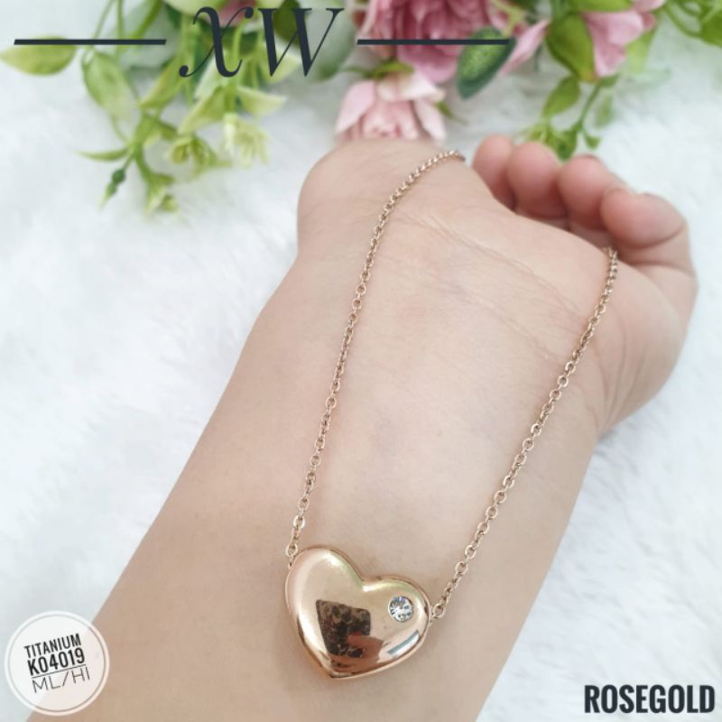 Kalung Titanium Love K04019