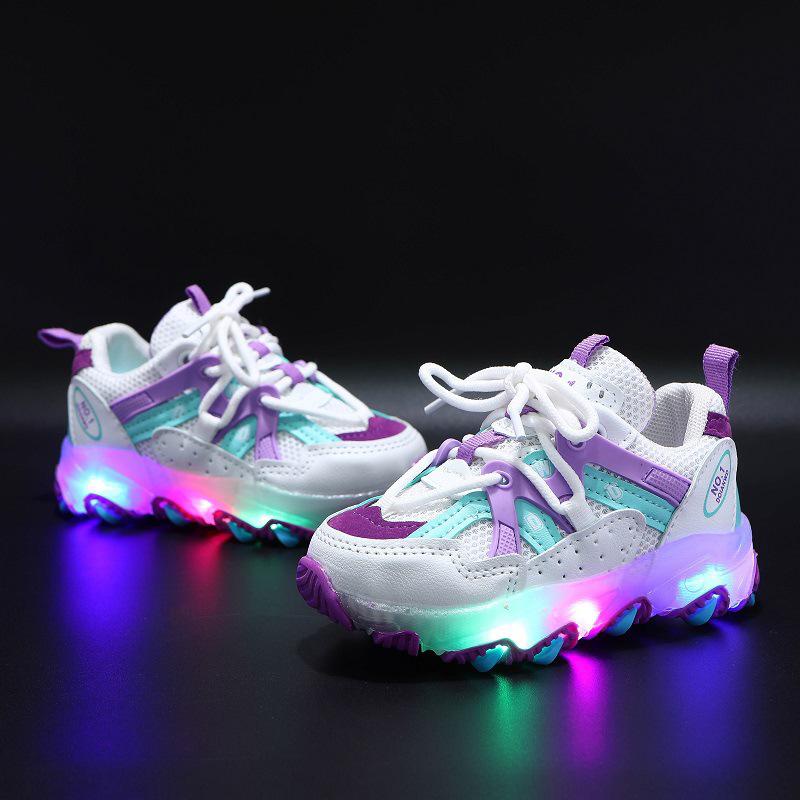 (HZ) SEPATU FASHION LED ANAK UNISEX COWOK-CEWEK HZK18