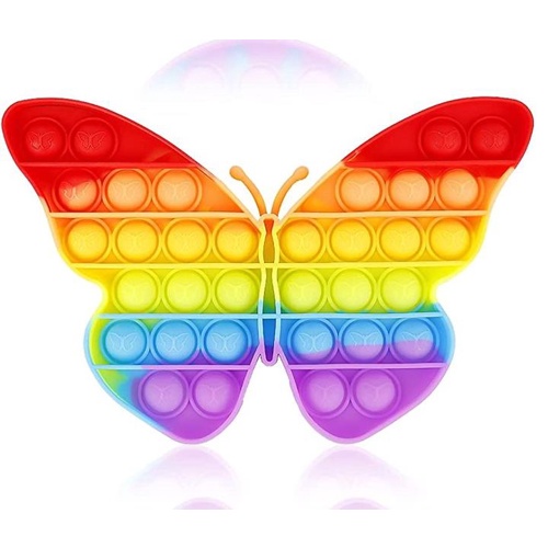 Pop It Rainbow / Fidget Toy-Butterfly