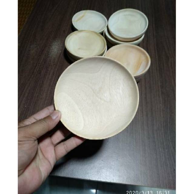 Cobek Kayu / Wadah Sambal / Tempat Sambal /Saus /Kecap /Bumbu dari Kayu diameter 8cm, 10cm, 12cm