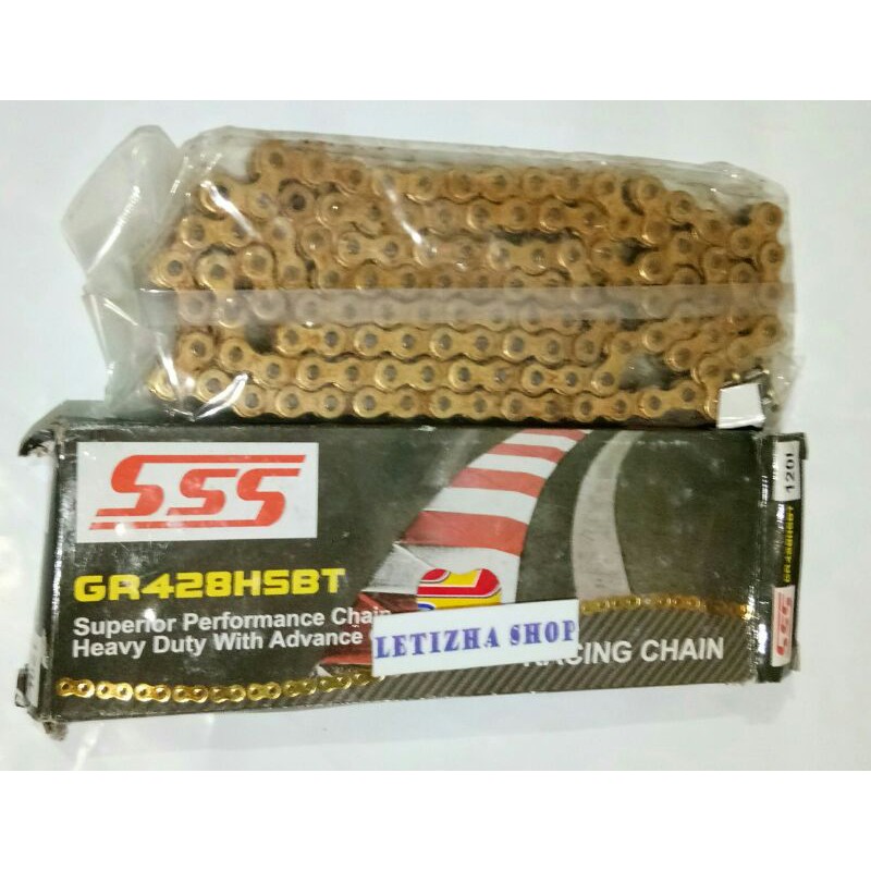 RANTAI RANTE RODA HSBT 428H-120L SSS GOLD