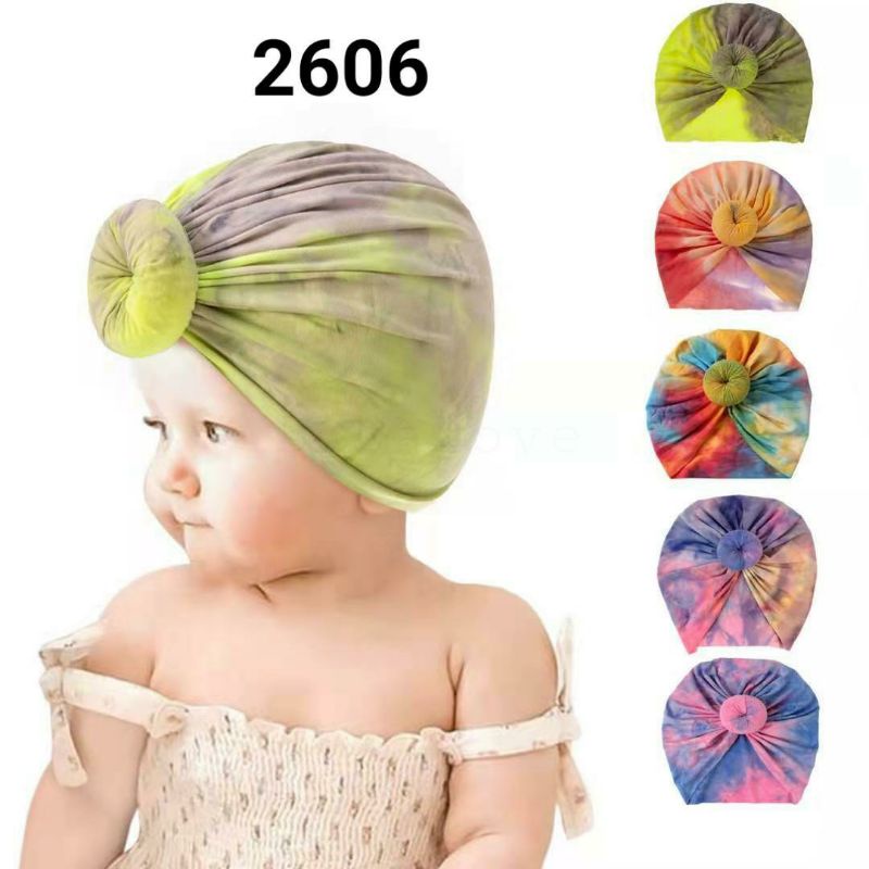 TURBAN BABY TIE DYE