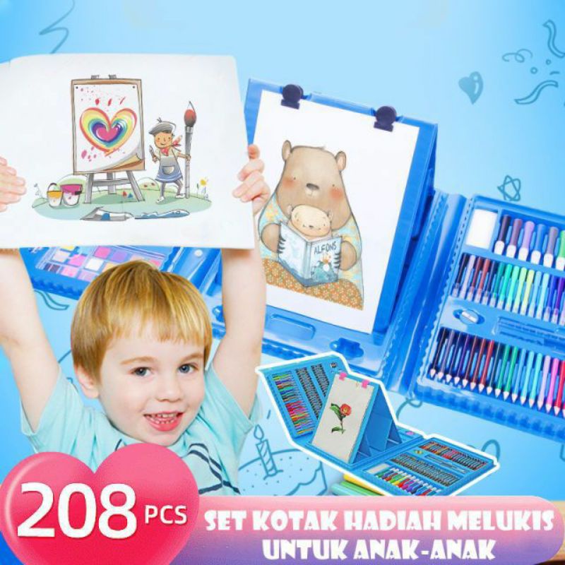 Set Pensil Warna Anak | Set Art Mewarnai untuk Anak