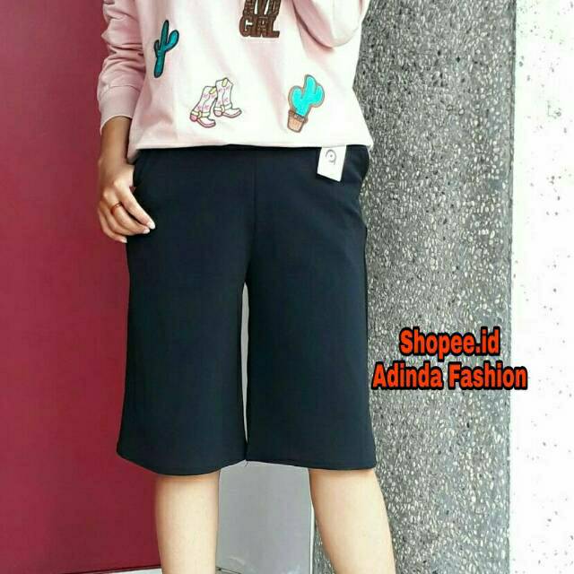 CUCI GUDANG Celana Kulot Pendek Wanita Crepe Hotpants Cewek NR_Outfit Official COD