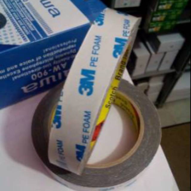 DOUBLE TAPE 3M 2CM X 4.5M FOAM PUTIH