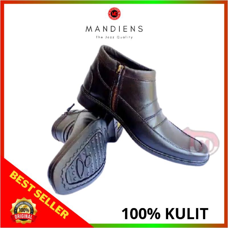 MANDIENS  SJ179 Sepatu Kulit Sapi Asli Original Medali Export Quality