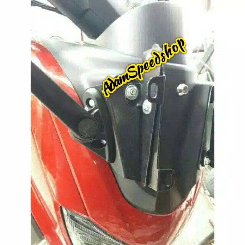 Dudukan Braket servo Spion yamaha nmax old/ pangkon spion nmax old 155
