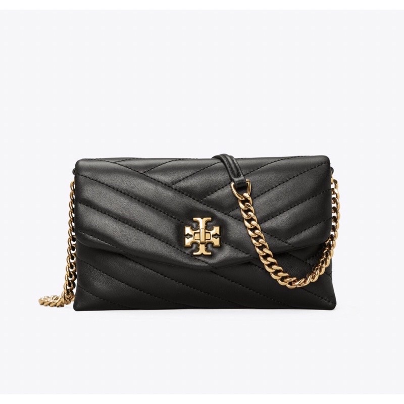 [ORIGINAL 100%] TORY BURCH KIRA CHEVRON CHAIN WALLET