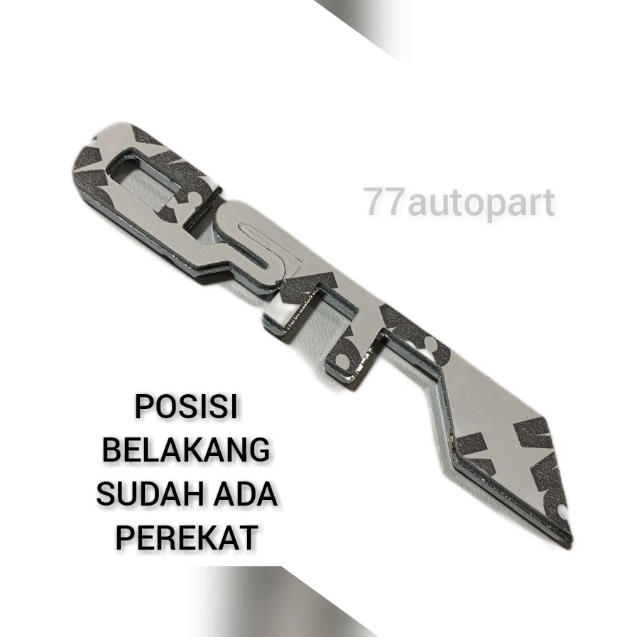 emblem trd bendera besar chrome