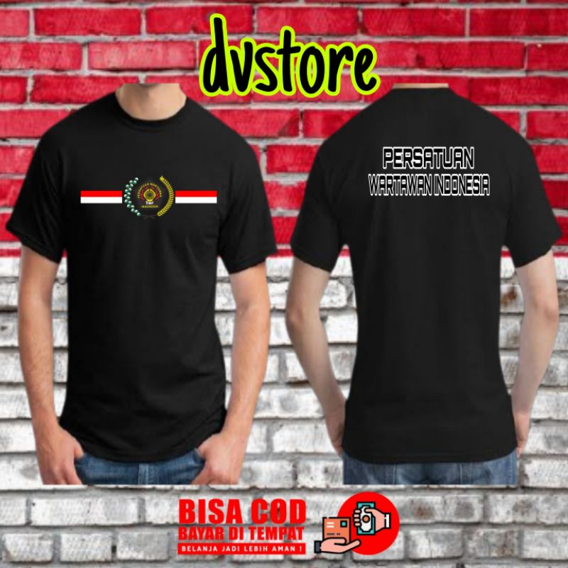 Kaos PWI//Persatuan Wartawan indonesia//Kaos PWI Terbaru//Kaos Oblong//Kaos Distro//Kaos Murah Berku