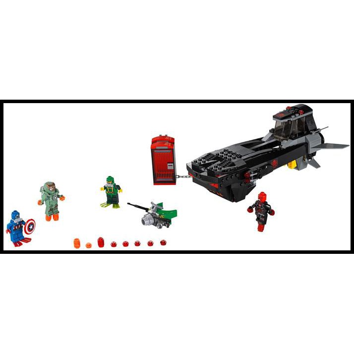 lego iron skull sub attack