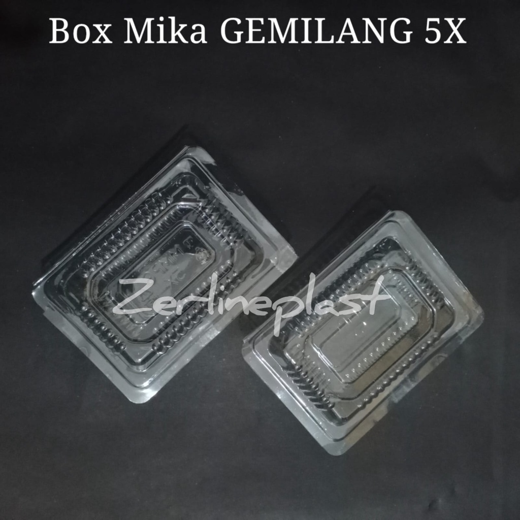 Box Mika Gemilang // Mika Kue Makanan // Mika Kue Bolu @100pcs