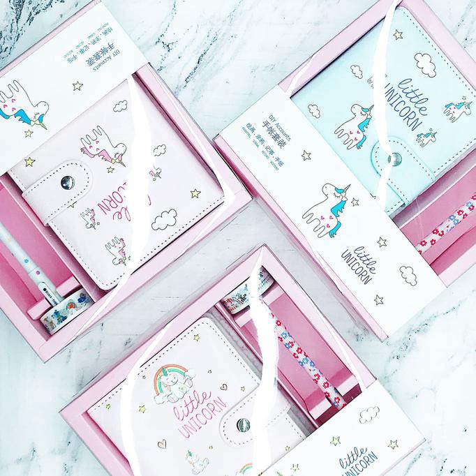 

Buku notes (planner) unicorn super premium set PRODUK TERBATAS