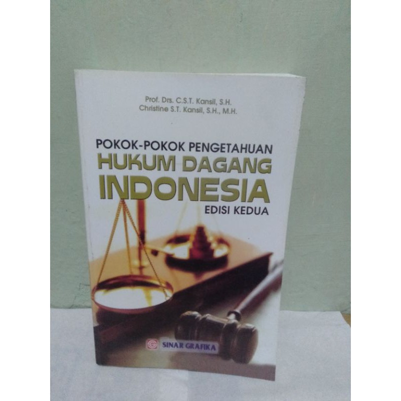 

pokok-Pokok Pengetahuan Hukum Dagang Indonesia