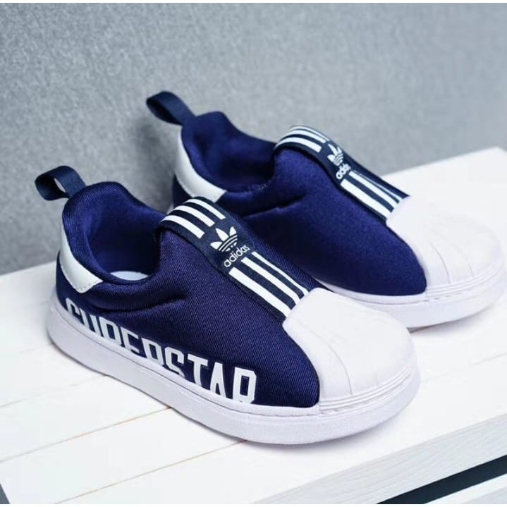 SEPATU KIDS ADIDAS SUPERSTAR 360 NAVY/WHITE #3404