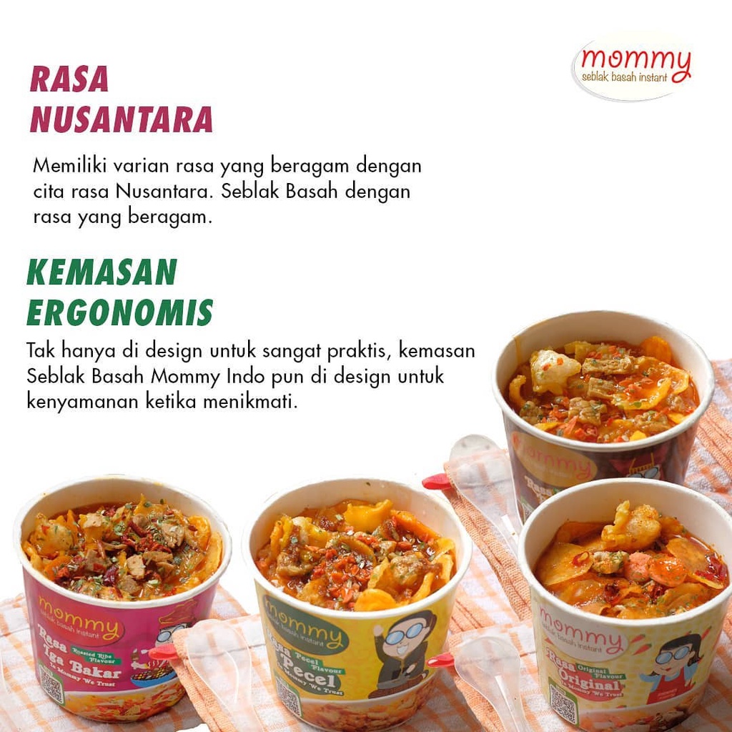 Jual Seblak Basah Instan Mommy Mommyindo Seblak Cup Shopee Indonesia