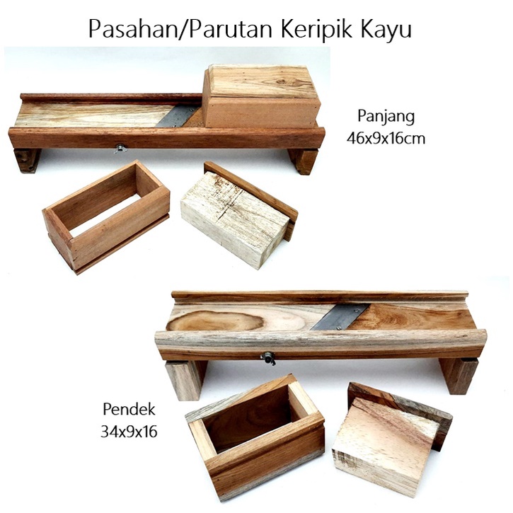 Parutan/Pasahan Keripik Kayu