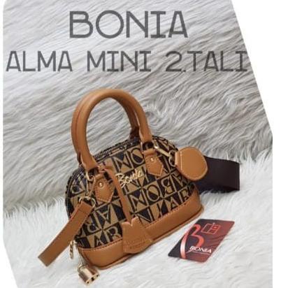 Sale  Tas Wanita Alma Bon-Ia Premium Asli Import 2 Starp Tas Full Embosed