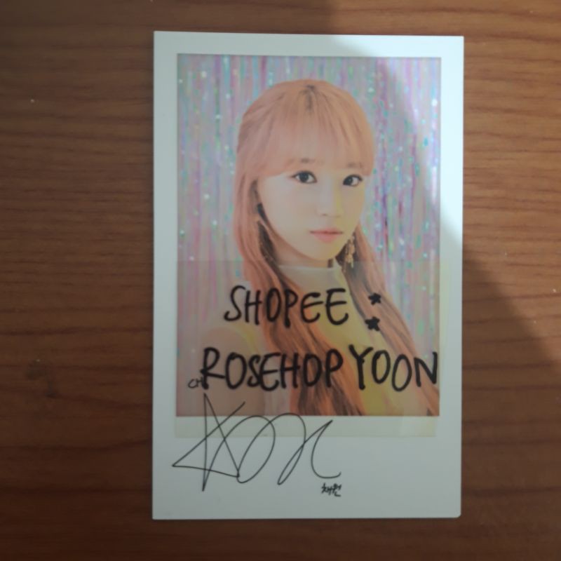 IZONE IZ*ONE EYES ON ME CONCERT POLAROID CHAEWON