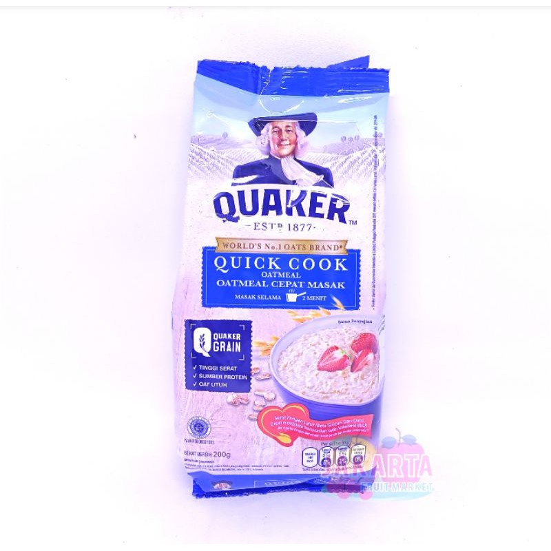 

(SEREAL) QUAKER QUICK COOKING 200G