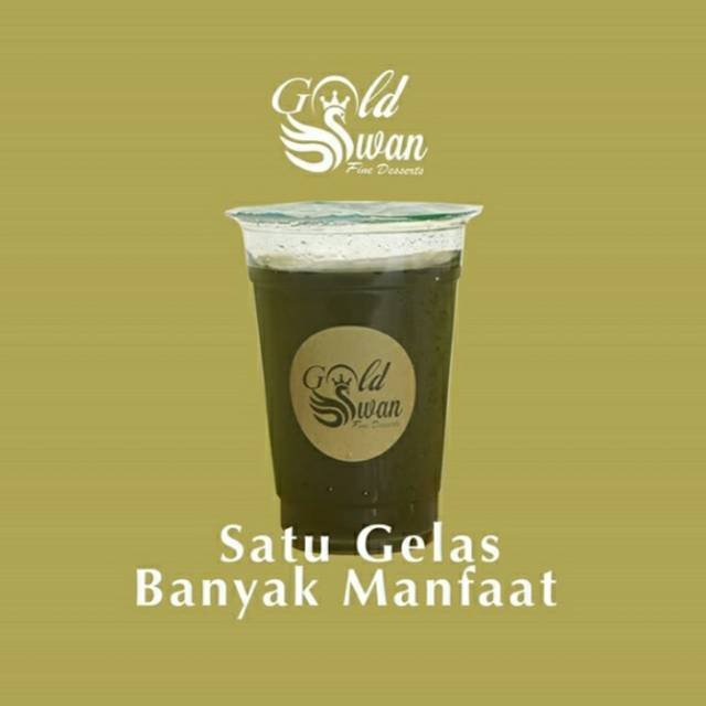 

Gold swan Jelly hijau daun