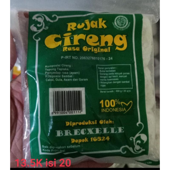 

fresh rujak cireng brecxelle