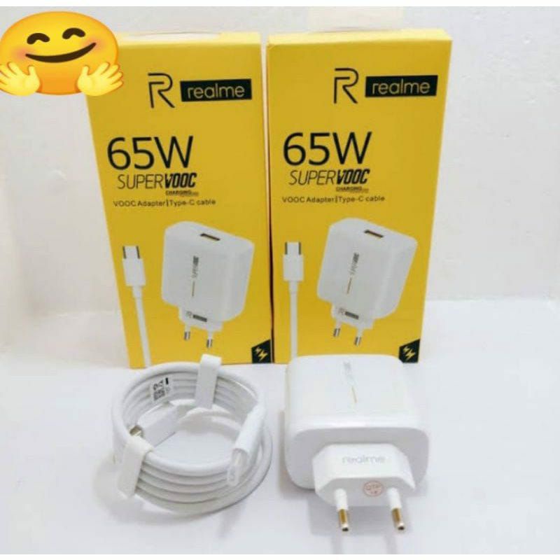 Charger Fast charging Cas Realme 65W COCOK UNTUK TYPE HP MICRO USB/TYPE C FAST CHARGING ORIGINAL