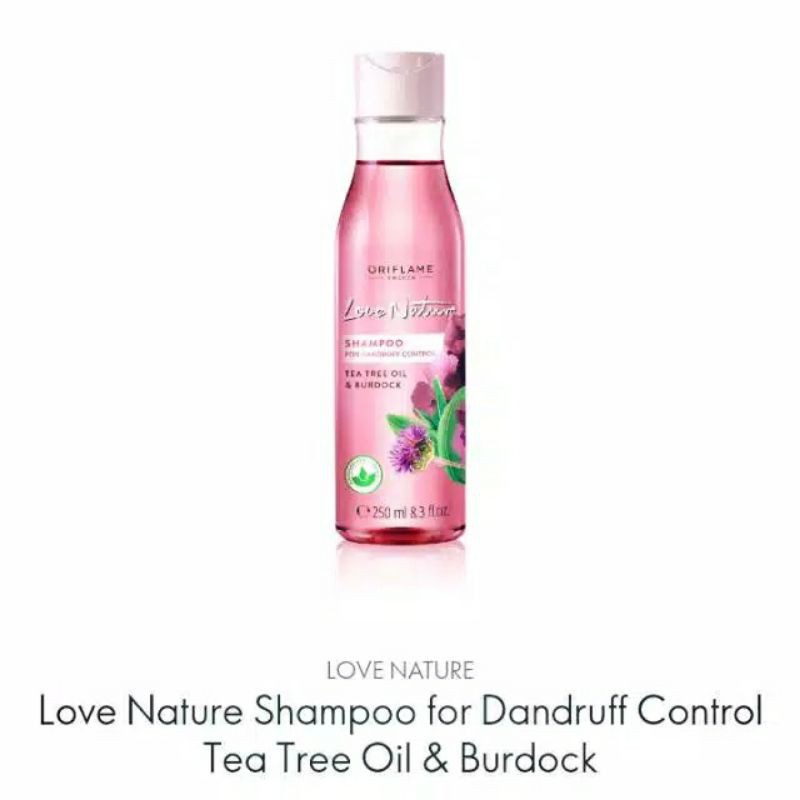 Oriflame Shampo Love Nature for dandruff control tea