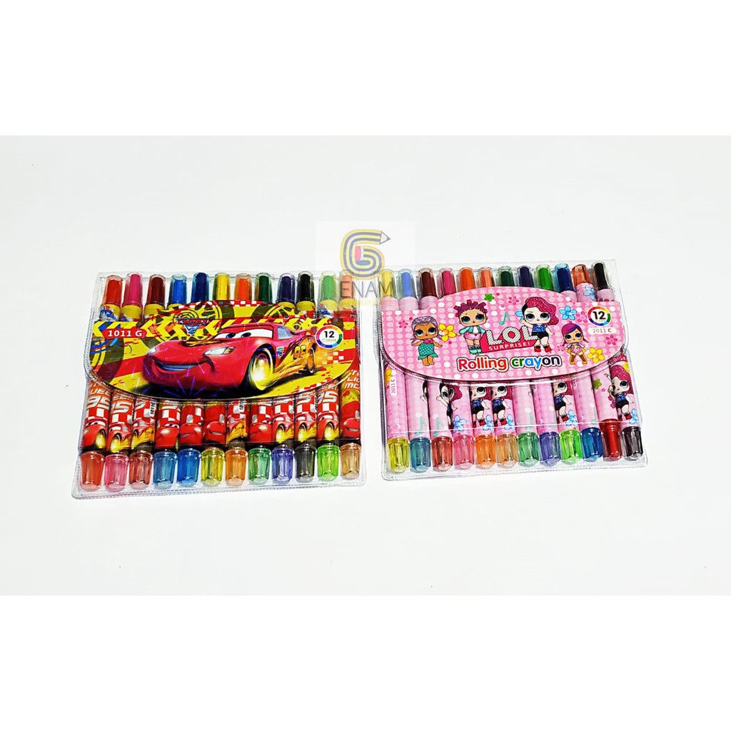 

Crayon Putar Karakter 12 Warna Pendek