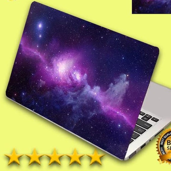 Garskin Laptop Bintang langit warna ungu Skin Laptop Stiker Laptop