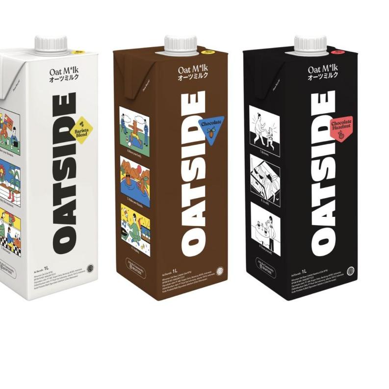 

Big Sale - Oatside Barista Blend/Chocolate/ Hazelnut Oat Milk 1L 팝