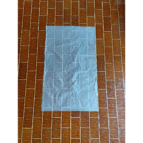 Plastik HD Bening ukuran 60x100 tebal 0.3 warna putih susu