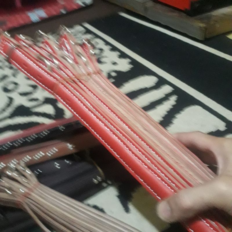 Kalung anjing kulit