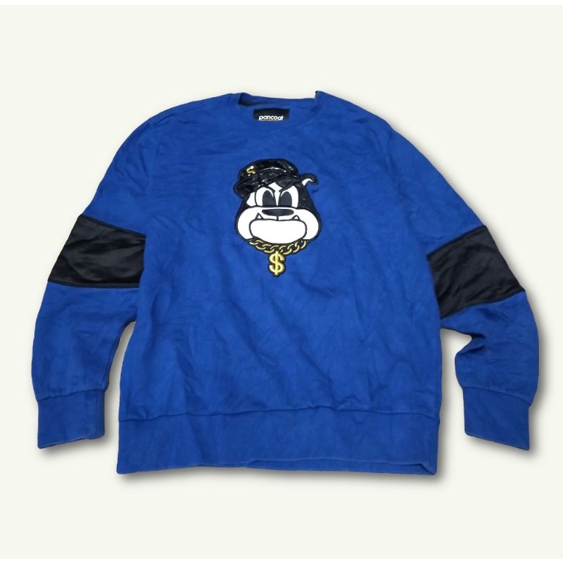 CREWNECK  P*NCOAT  SECOND RARE BULDOG/crewnecksecond/crewneckoriginal/crewneckrare/crewneckbagus