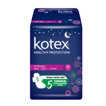 Kotex Healthy Protection Overnight 28 cm 14s
