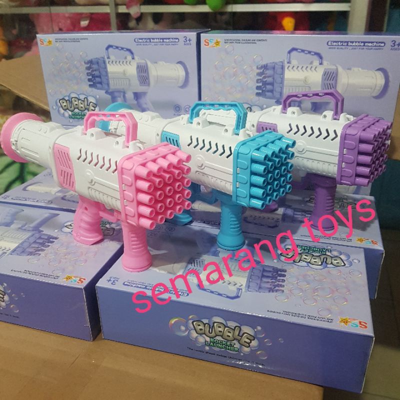 bubble gun gatling besar buble gun basoka pistol gelembung air sabun