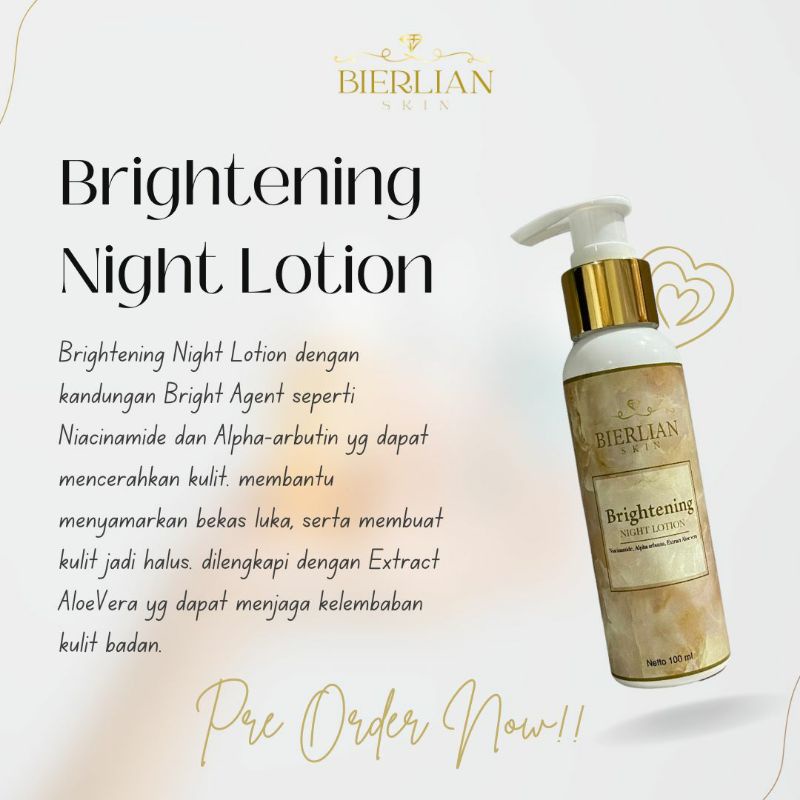 BIERLIAN NIGHT LOTION BPOM