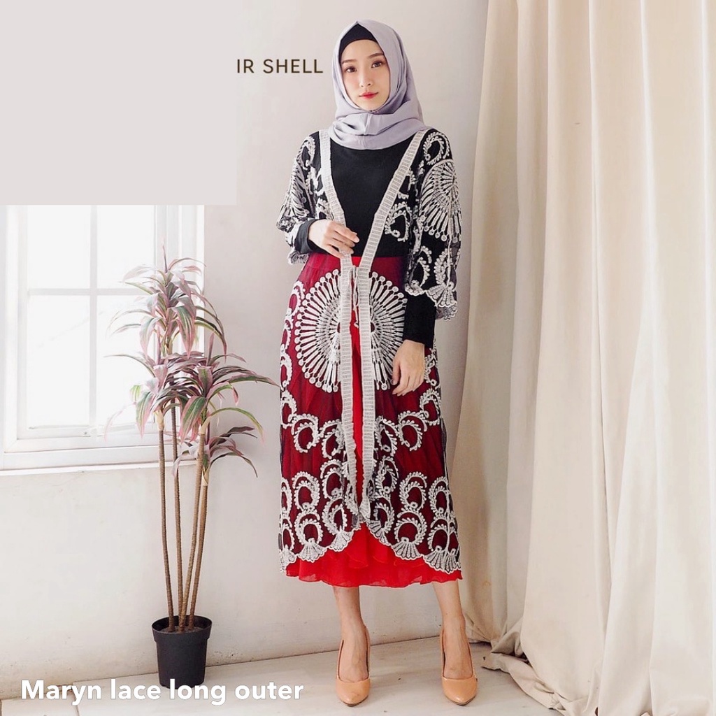 Maryn lace long outer - Thejanclothes