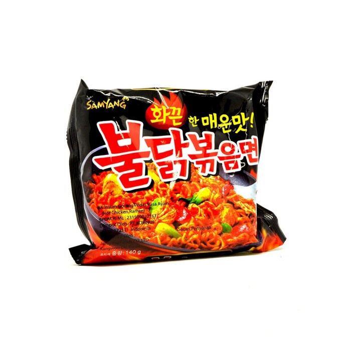 

impor-mie- samyang hot chicken ramen 140g -mie-impor.