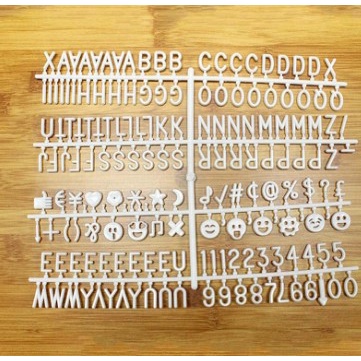 SET TAMBAHAN HURUF FELT LETTER BOARD