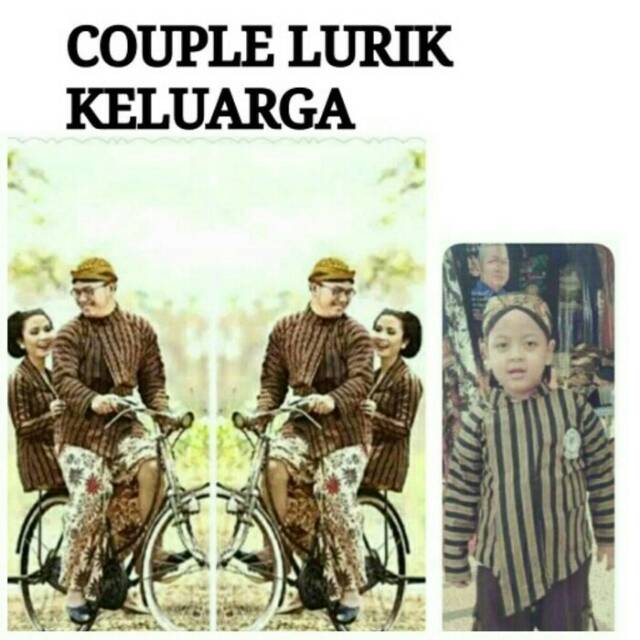 SORJAN LURIK KELUARGA--COUPLE AYAH+IBU+ANAK