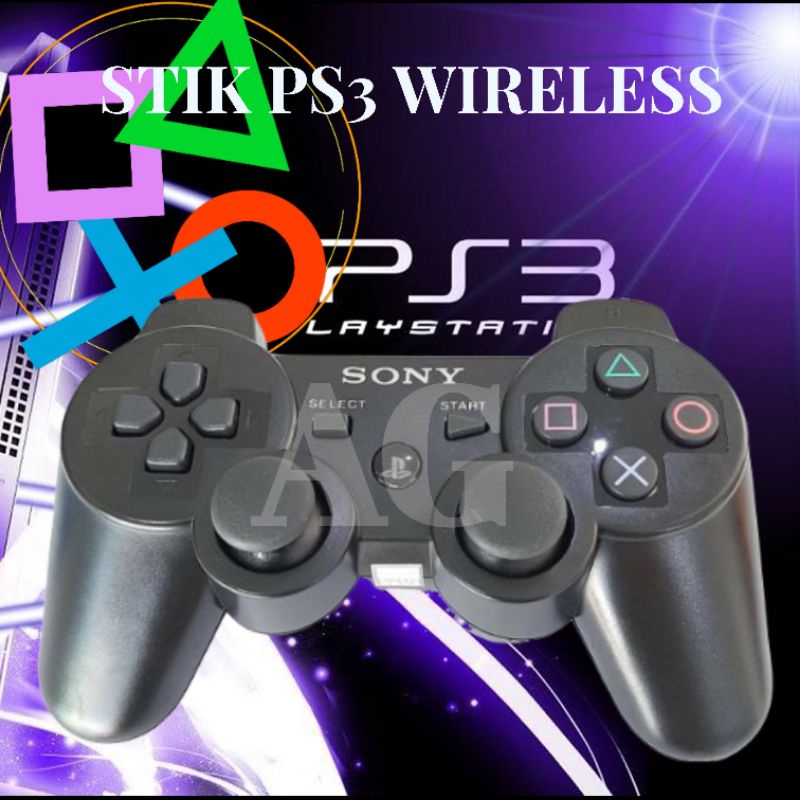 STIK PS3 OP PREMIUM WIRELESS GETAR DUALSHOCK PLAYSTATION 3 MURAH