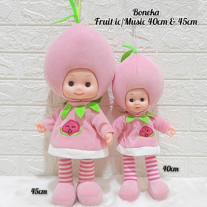 GIRL COSTUME FRUIT IC / MUSIC / Boneka Fruit Music / Boneka buah buahan / Boneka Music / Boneka ic