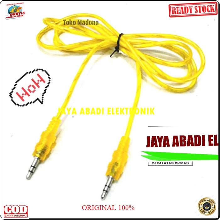 G205 ORIGINAL KABEL 3.5 MM AUX 1-1 HP 1.5 METER SPEAKER SPEKER SPIKER AUDIO CABEL CABLE SOUND SISTEM STEREO JEK JACK SAMBUNGAM ELEKTRONIK SPK MUSIK MP3 SUARA UNIVERSAL G205   ORIGINAL kabel aux audio hp handphone dual 3.5mm sound system stereo jek jack sa