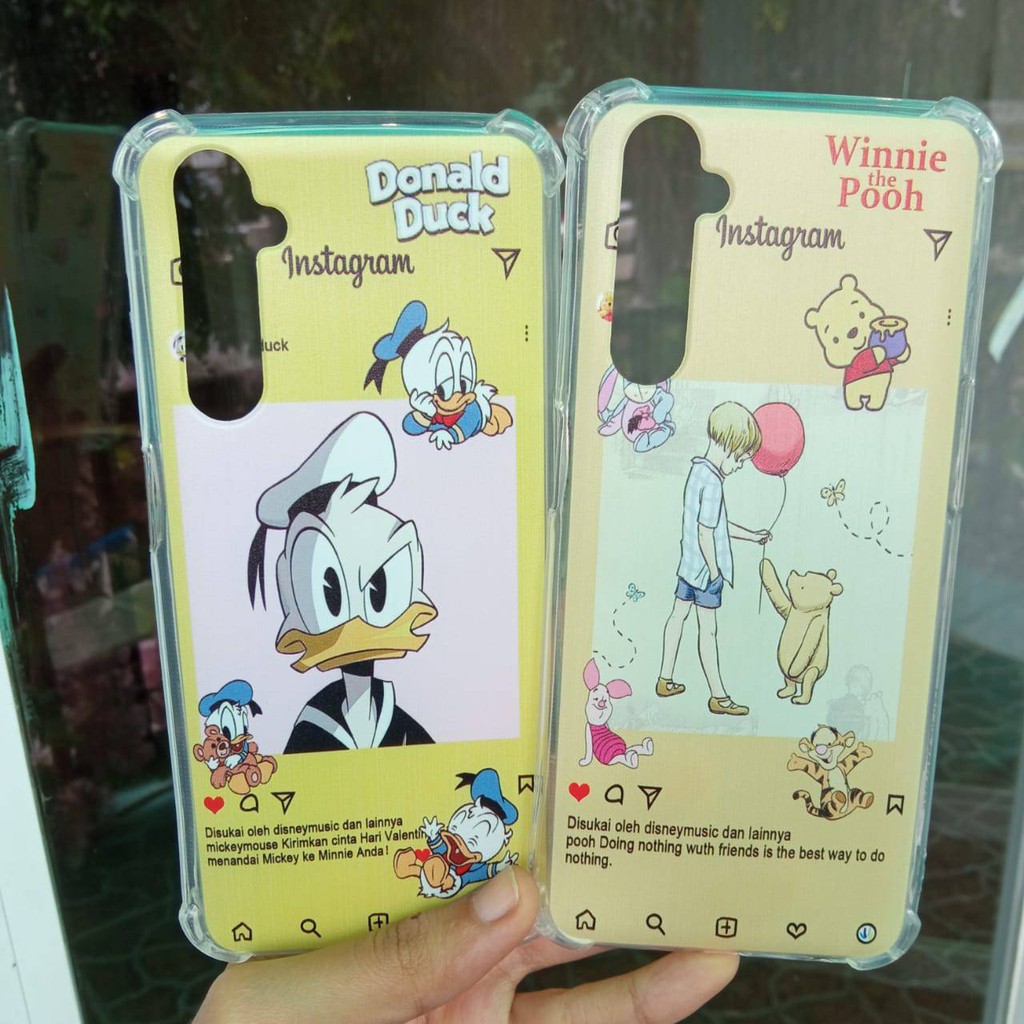 REALME 6 PRO  Case Tipe Softshell Anti Crack Model Kartun Karakter Cartoon Kpop